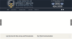 Desktop Screenshot of jeffdragonlaw.com